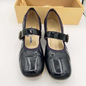 Coast Square Dance Shoes Womens Size 8.5N Navy Billie Patent Vtg orig Box
